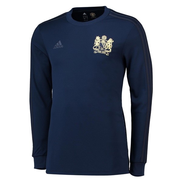 Camiseta Manchester United ML 1968 Azul